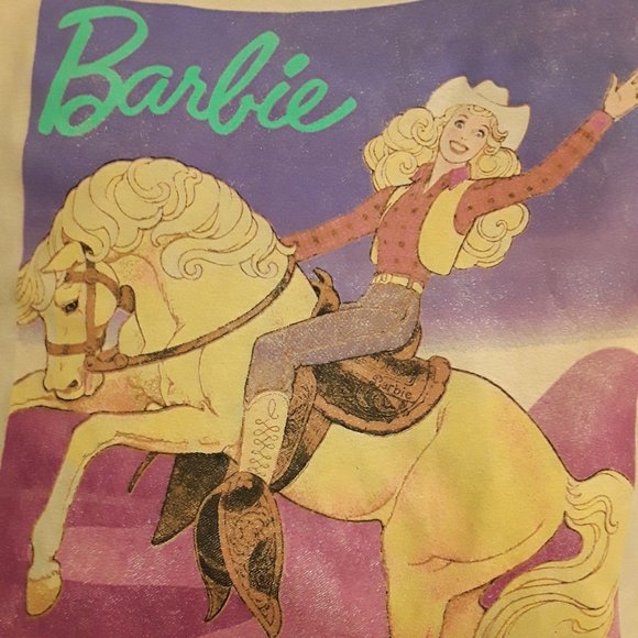 New Cowgirl Barbie Graphic T Shirt - Picture 2 of 3